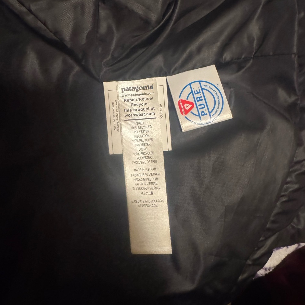 Patagonia Black Quilted Jacket